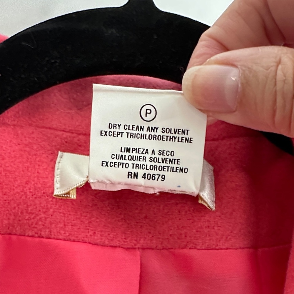 Harve Benard Vibrant Pink Blazer cashmere blend - Picture 3 of 11